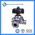 Sanitary Stainless Steel Manual Diaphragm Valve for Pharma